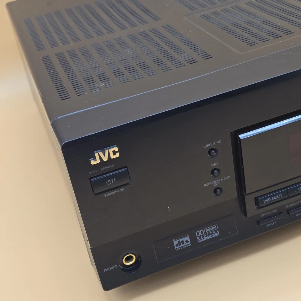 JVC RX-6030VBK Surround Stereo AM/FM Audio/Video Receiver TESTED & Working CLEAN - Image 2 of 4