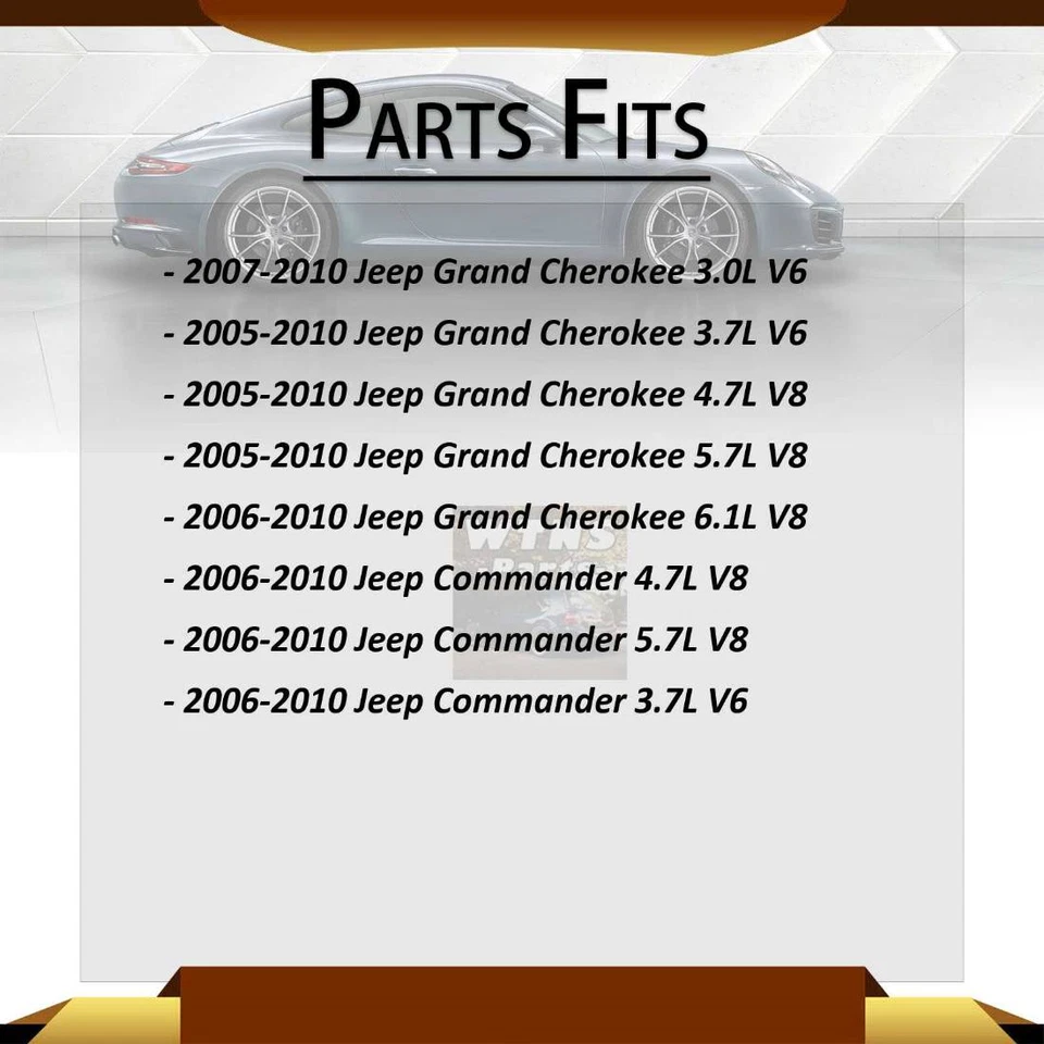 4x Brazo de control trasero superior inferior para Jeep Commander 2006 2007 2008 2009 2010 4,7 L Foto 2 de 4