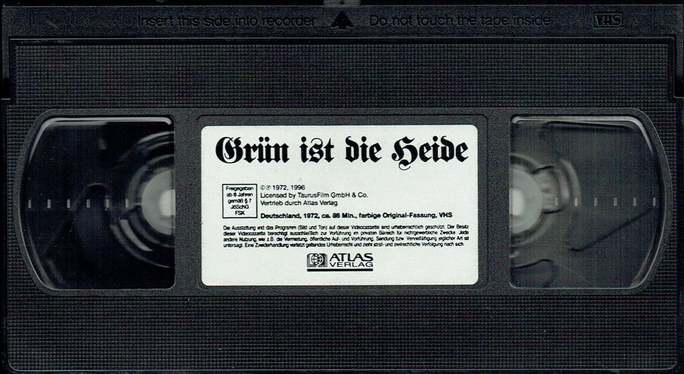 (VHS) Grün ist die Heide - Roy Black, Monika Lundi, Peter Millowitsch, J.Speidel - Bild 2 von 2