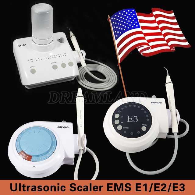 SKYSEA Dental Ultrasonic Piezo Scaler + Tips Handpiece fit EMS