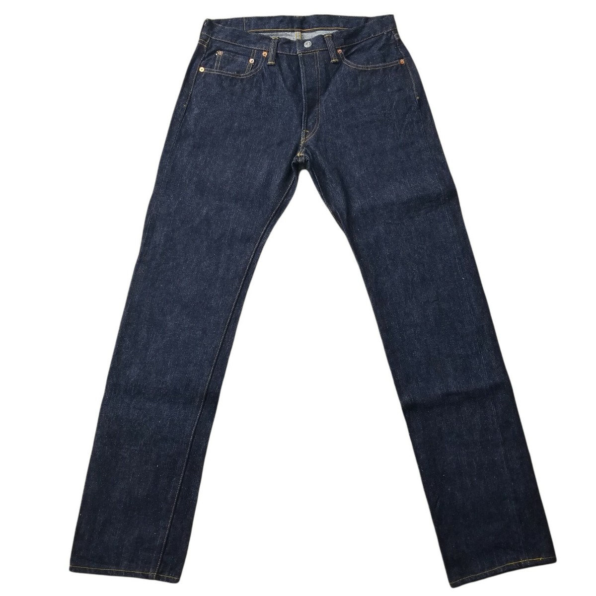 サムソナイト  JEANS BLUE Tomboy Straight Jeans in Galewood Wash: Selvedge Edition