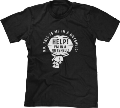 In A Nutshell Funny Movie Quotes Powers Comedy Spy Groovy 90s Evil Fan Mens Tee