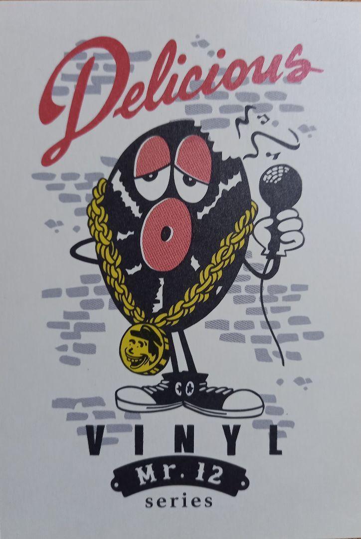 Delicious Vinyl x COOKone:Mr.12 ソフビ Delicious Vinyl X Cookone Mr.12 (All Black Body) Made by