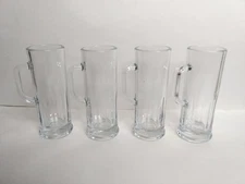 Libbey Set of 4 Sampler Miniature Beer Mugs Mini Stein Glasses Taster 4 oz. New