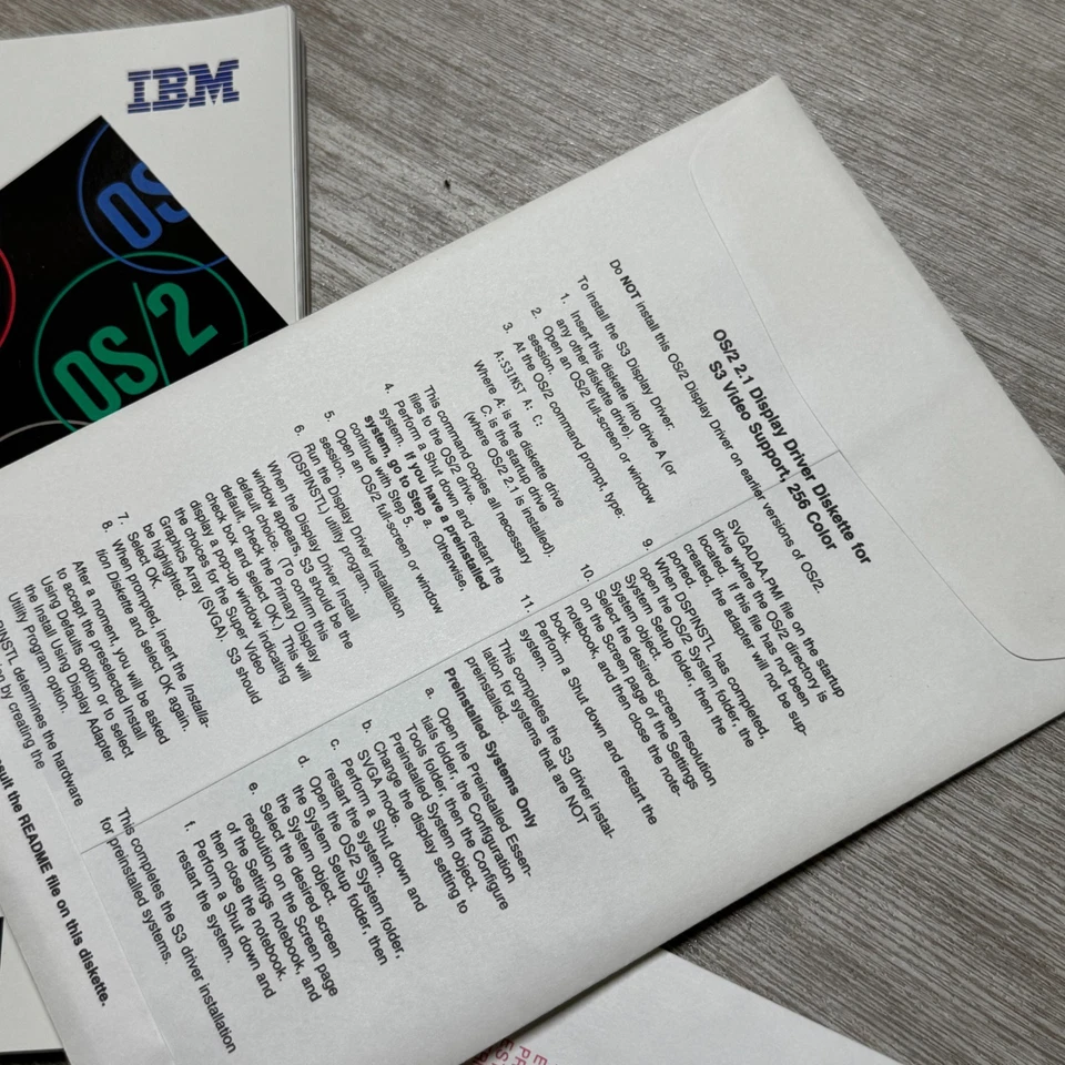 IBM OS/2 FOR WINDOWS CD-ROM SPECIAL EDITION FOR WINDOWS VERSION 3.1 - Image 4 of 4