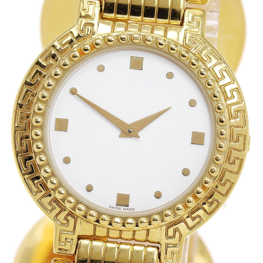 VERSACE Medusa 7008001 Orologio a Monete Quadrante Bianco Orologio Uomo Quarzo_840056