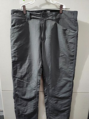 Life Labs Pants Mens 32 Gray Cool Life Tech Commuter Slim Straight Ripstop Nylon