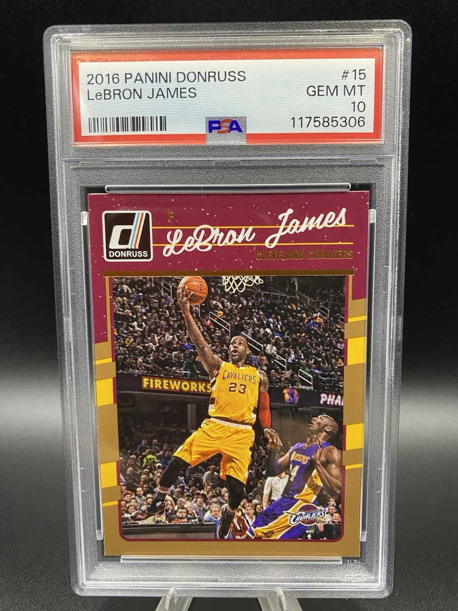 Panini LeBron James 10 Graded Basketball Sports Trading Cards