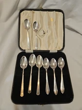 lot of miniature silver spoons antique