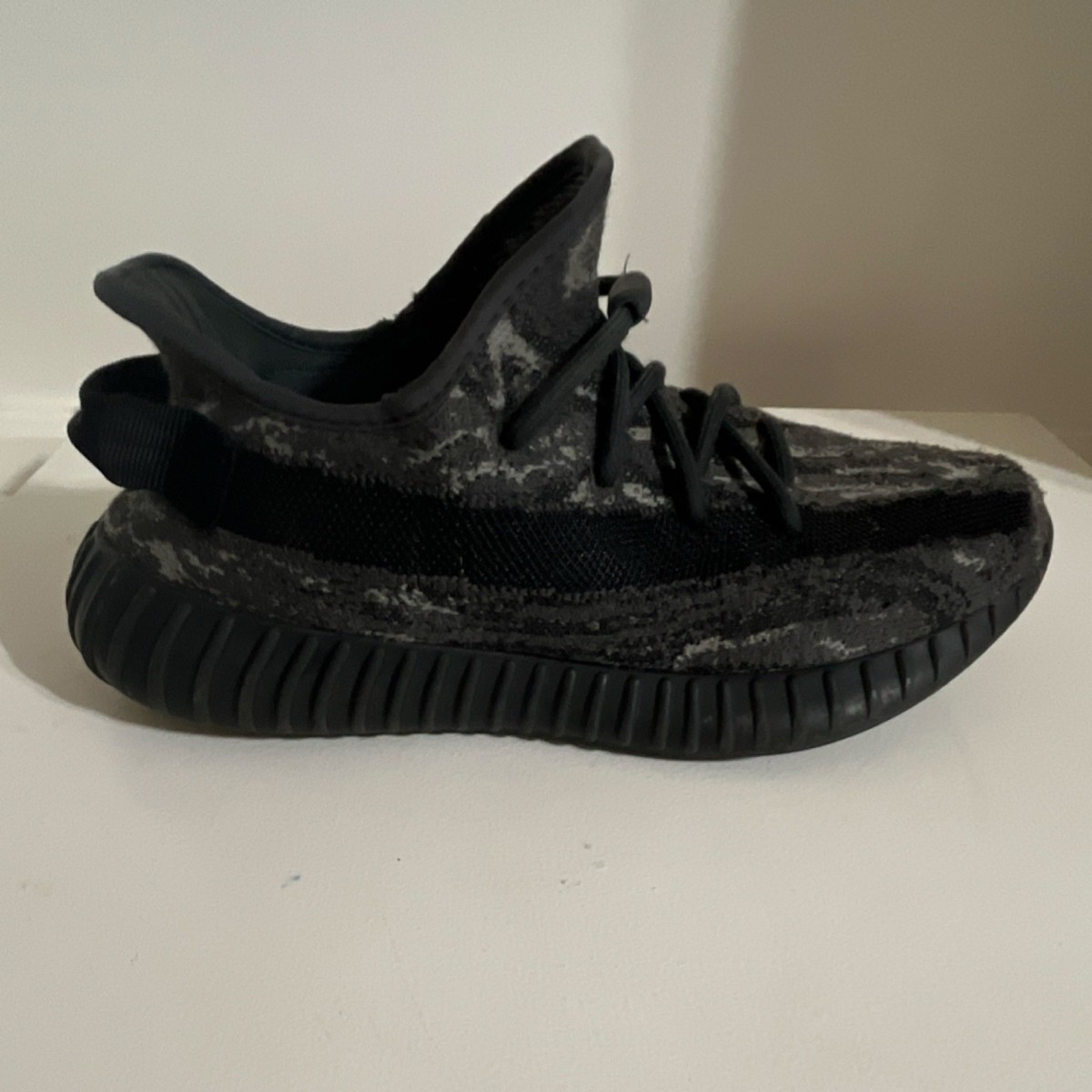 adidas Yeezy Boost 350 V2 Black Gray Camouflage Knit Lace Up Athletic Shoes  | eBay