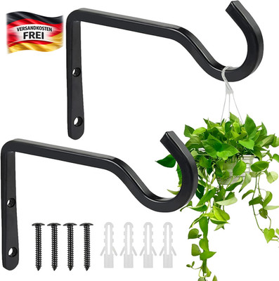15 cm Wandhaken für Pflanzenampel, rostfrei, langlebig, einfache Montage