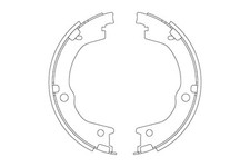 Mâchoire de frein Hyundai TRAJET