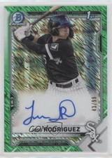 2021 Bowman Green Shimmer Refractor 43/99 Jose Rodriguez #CPA-JRO Auto 05ns