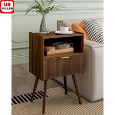 Modern Nightstand Small Side Table Bedroom Storage End Table Display Unit New