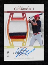 2024 Panini Flawless Draft 25/25 Yohandy Morales #DPA-YM Patch Auto 16wc