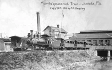 Wopsononock Railroad Train Depot Juniata Pennsylvania PA - Reprint