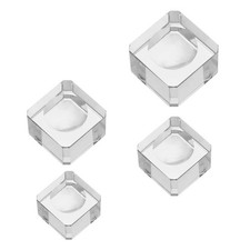 4 Pcs Table Display Stand Office Crystal Balls Base Decor Holders