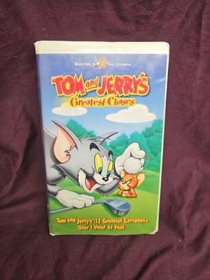 VTG Tom and Jerry's Greatest Chases (VHS, 2000) Authentic | 12 Cartoons