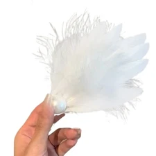 Elegant Feather Shape Hair Barrettes Teens Duckbill Hairpin Ballet