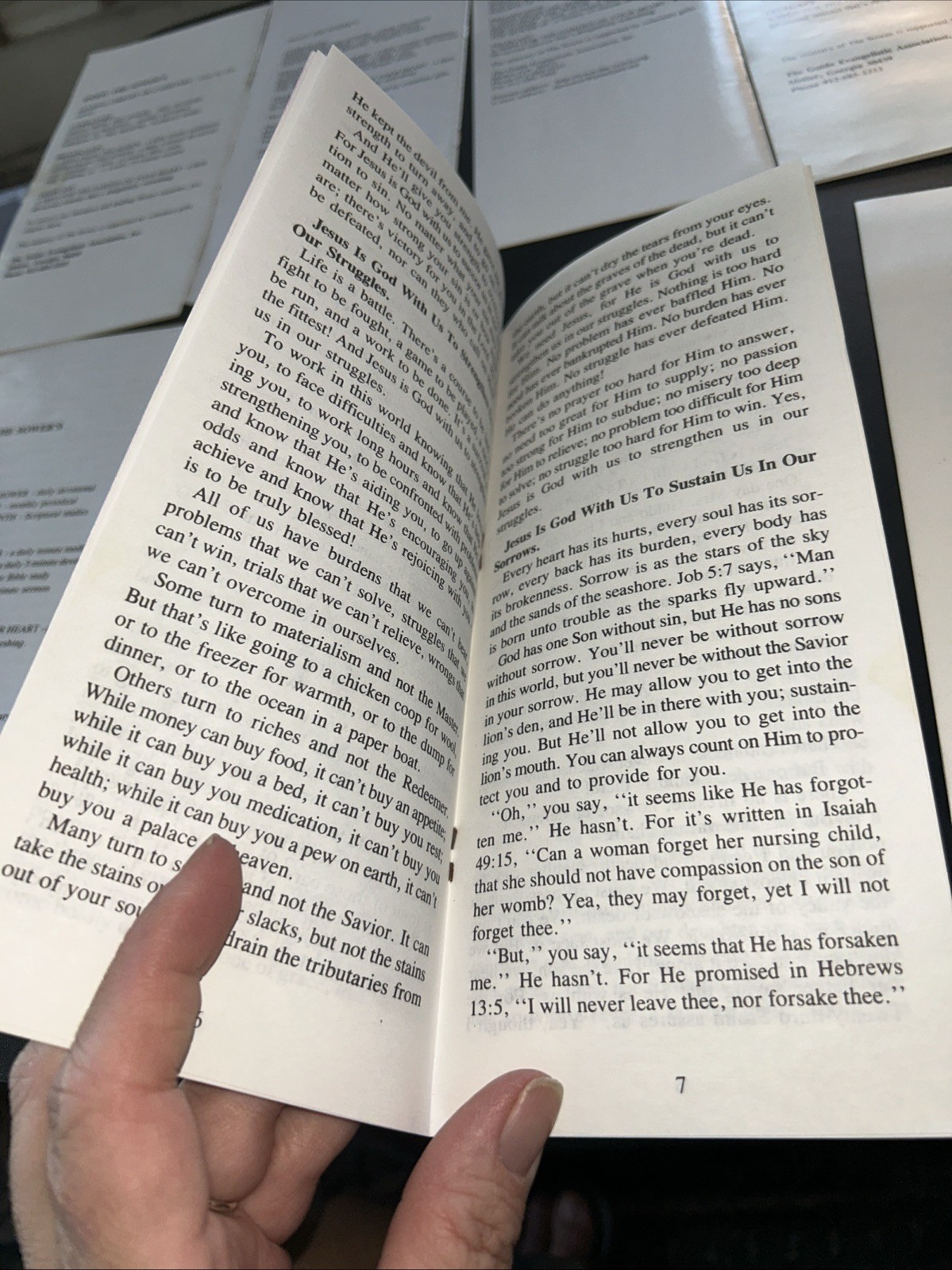 VTG 1990's Lot- 12 Guido Ministries  Inspirational Booklets Religious Pamphlets