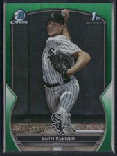 2023 Bowman Draft #BDC-94 Seth Keener Chrome Green Refractor #/99