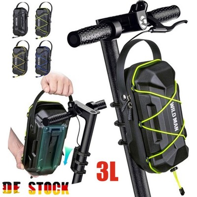 WILD MAN 3L Gabeltasche Lenkertasche für E-Bike E-Scooter mit Tragegriff & Seil