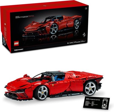 LEGO Technic Ferrari Daytona SP3 42143 Race Car Model Building Kit MissingREAD!!