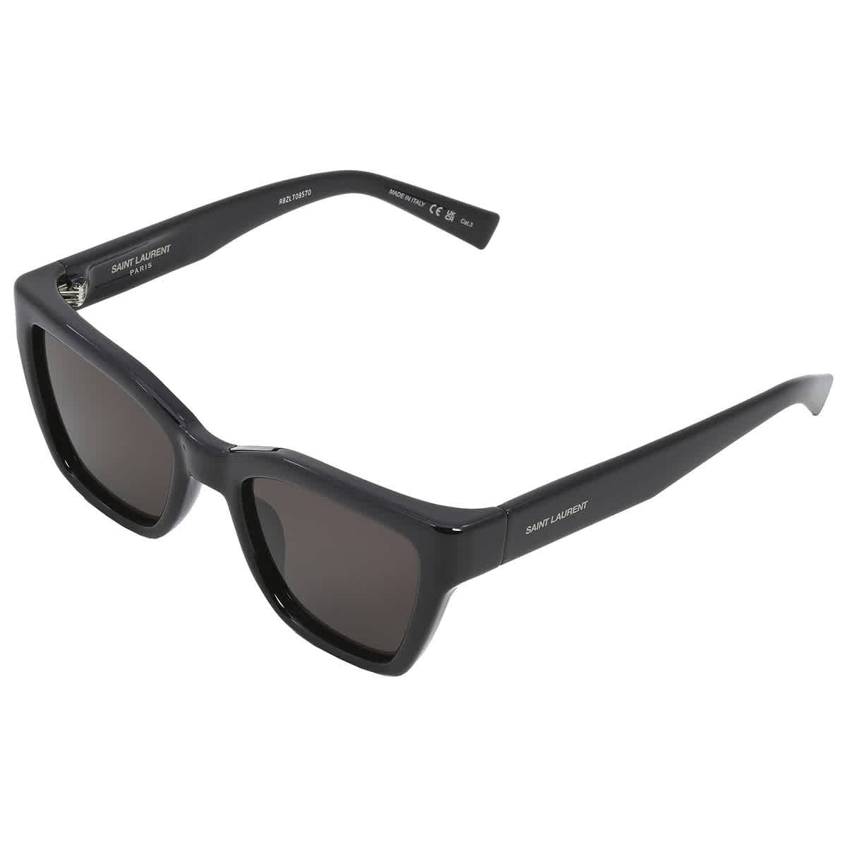 Occhiali da sole donna Saint Laurent neri occhio di gatto SL 641 001 52 SL 641 001 52