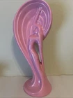 Haeger SERENADE Art Deco Mauve Pink Female Nude #6035  17 ½” Sculpture c. 1985
