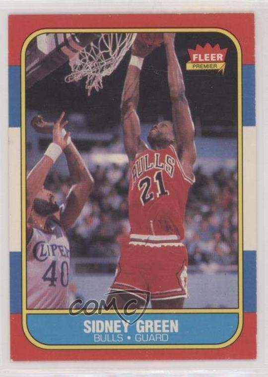 1986-87 Fleer Sidney Green #40 0hq5