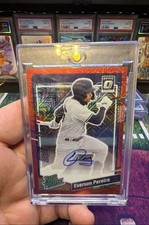 2023 Panini Donruss Rated Prospect Everson Pereira RPS-EP Red Mojo Prizm /49 rc 