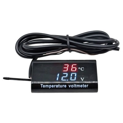 Dual Display Voltmeter Compact 0,28 Zoll Display Dual Functionality Meter