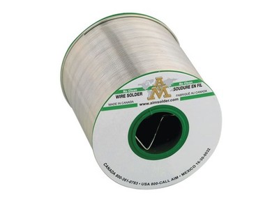 AIM Solder 53-910384 - Solder Wire, No Clean, Lead Free, SN100C, 2.5%, 0.015'