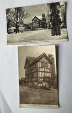 Queen Elizabeth Hunting Lodge Chingford Essex,  two postcards 
