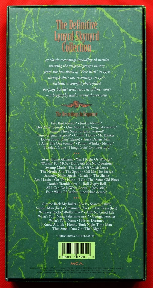 Lynyrd Skynyrd – The Definitive Lynyrd Skynyrd Collection - BOX SET 3x CD SIGNED - Bild 4 von 4