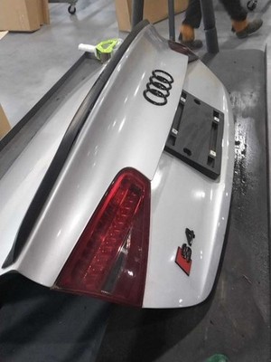 Trunk/Hatch/Tailgate With Integrated Spoiler S Line Fits 13-16 AUDI A4 311674