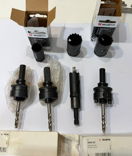 7 x Würth Lochsägen Set Bi Metall Lochsägen Ø 22 und Ø 30 mm HSCo8 Sägen Bohren