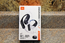 New JBL Endurance Peak 4 Adaptive Noise Cancelling Wireless Earbuds Black
