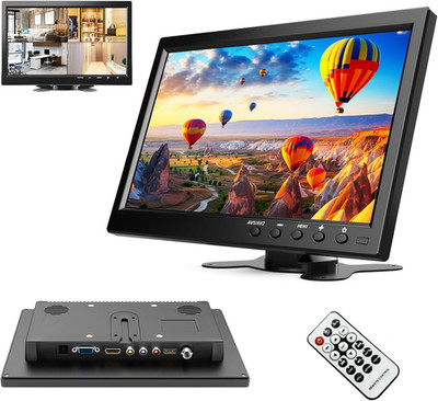 10.1'' HD TFT LCD Monitor for Car, TV, and Security Systems with Built-in Speaker