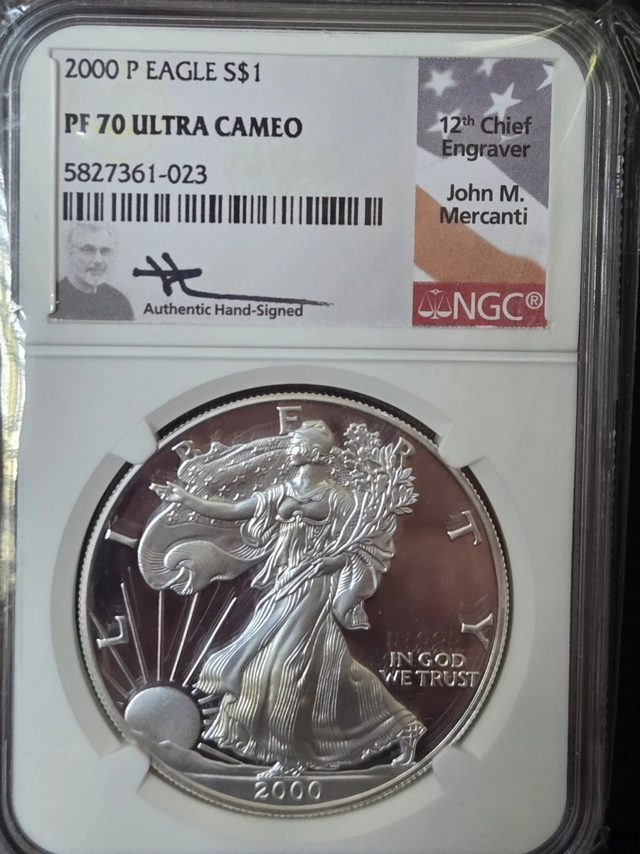 2023年 サモア イーグル 銀貨 John Mercanti. 2023年 サモア イーグル