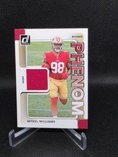 2025 Donruss #RPJ-MWS Mykel Williams Rookie Phenom Jerseys San Francisco 49ers