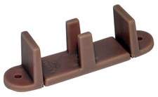 Barton Kramer 380C Brown Plastic Closet Door Guide 2.75 L x 0.75 H x 1-1/4 W in.