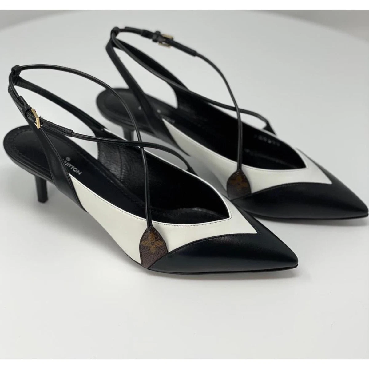 Louis Vuitton Leather Upper Mid (2-2.9 in) Heel Height Heels for