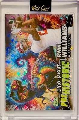 2024 Wild Card Dino-Might Pre Historic Ryan Williams PRC 14/15 Tie Dye Sparkle