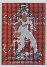 2023-24 Panini Mosaic Red Mosaic Prizm Terance Mann #14 6k2