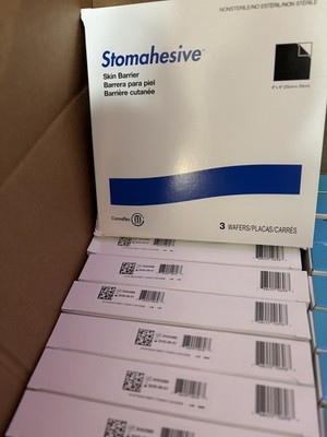 NEW STOCK! CASES OF Convatec Stomahesive Wafers Ref #021715,30 COUNT EACH CASE