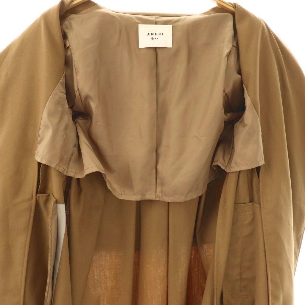 Ameri VINTAGE Riders Docking Coat Long Black Came… - image 4