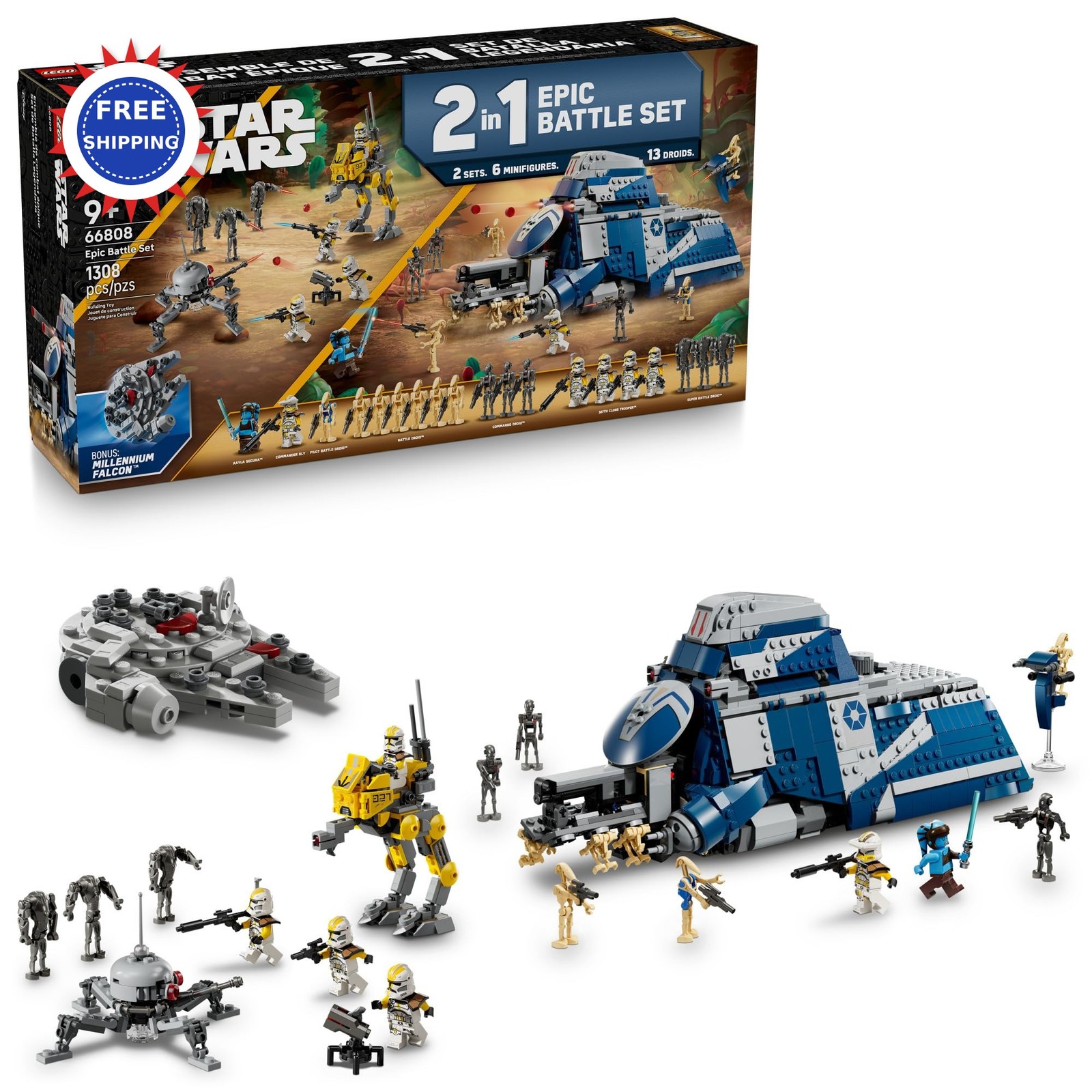 LEGO Star Wars Epic Battle Set Co Pack Pretend Play Building Boys Girls