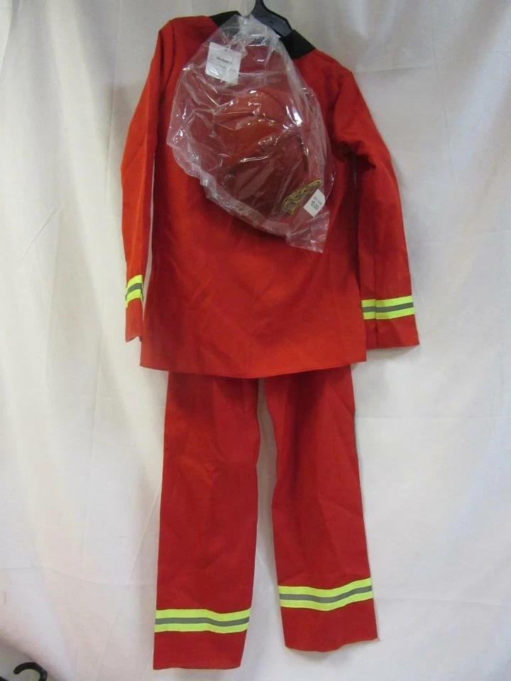Disfraz de bombero Halloween para niños chaqueta pantalones y sombrero talla grande 12-14 Foto 4 de 4