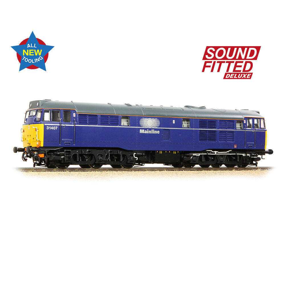 Bachmann 35-830SFX OO Gauge Class 31/4 31407 Mainline Freight DCC SOUND DELUXE